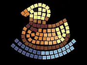 Mosaic Craft Set, DIY, Creative Set, Simple Mosaic Duck 20 x 15 cm