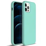 ZUSLAB iPhone 12 Pro Max Case Nano Silicone Shockproof Rubber Bumper Cover for Apple (2020) - Mint Green