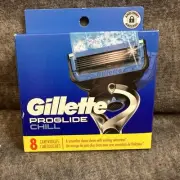 Gillette Fusion ProGlide Chill Razor Refills - 8 Cartridges
