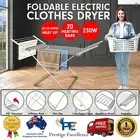 Electric Heated Towel Clothes Racks Dryer Warmer Airer Rail Free Standing Ladder
