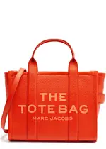 Marc Jacobs The Tote Medium Grained Leather Tote - Orange One Size