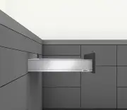 Blum 770M40S0S LEGRABOX 16" L x 3-9/16" H Full Extension - Grey
