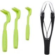 TIANNLINPY 4 Pcs Tick Removal Tool Set Painlessly Tick Remover Retractable Tweezers Remove Annoying Ticks Within Seconds Without Attracting The Attention Of Pets