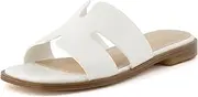 CUSHIONAIRE Women's Voyage slide sandal +Memory Foam, Wide Widths Available