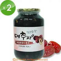 在飛比找ETMall東森購物網優惠-《 柚和美》韓國蜂蜜紅棗茶(1kg)2入組