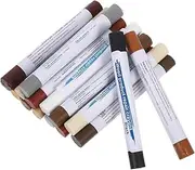Gadpiparty 16pcs Furniture Markers Touch Up: Multi-Color Wood Repair Kit Furniture Touch-up Wax Markers - Wood Filler Sticks for Fixing Scratches Cracks Tables Doors