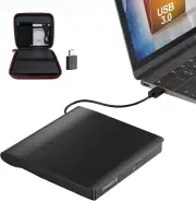 External CD/DVD Drive for Laptop, USB 3.0 CD Burner External DVD Drive Portable