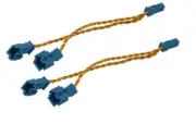 BMW Speaker Tweeter Plug Connector Adapter Wiring Cable Y Harness Splitter Pair