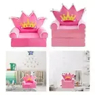 Kids Foldable Sofa Bed Princess Chair Washable Fold Out Couch Soft Baby Recline