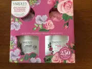 Yardley London English Rose & Lavender Perfumed Talc Powder Luxury Bar Soap Set