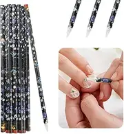 10Pcs Rhinestone Picker Wax Pencil, Self-Adhesive Wax Pencil Diamond Art Tools Gem Pick Up Tool Nail Art Dotting Tool Nail Rhinestone Picker for DIY Manicure Diamond Painting Kits