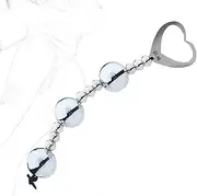BDSM stainless steel anal beads anal plug anal chain with 3 balls butt plug anus dilator anal spreader sex toy for men women couples