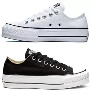 CONVERSE Women's Chuck Taylor All Star Lift Platform Canvas Low Top Sneakers