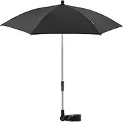 Maxi-Cosi Parasol, Stylish and Practical Parasol for Prams and Many More, with UV Light Protection 50+ Including Universal Attachment, Black