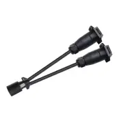 Trailer 7-pin one-to-two Plug Connection Cable 7p RV Trailer Power Cord