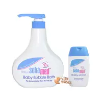 在飛比找蝦皮商城優惠-sebamed 施巴5.5 嬰兒泡泡浴露 500ML加贈潤膚