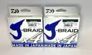 Pack of 2 - Daiwa J-Braide x4 Dark Green - 15 lb 270m/300 yd - NEW