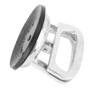 (Silver)Car Dent Repair Tool Large Area Powerful Suction Cup Dent Puller Handle