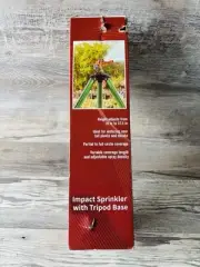 Hourleey Impact Sprinkler on Tripod Base Heavy Duty Sprinklers for Lawn - New