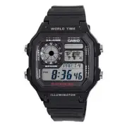 Casio Men's AE1200WH-1A World Time Multifunction Watch