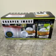 Sharper Image Ice Sphere Molds New FREE SHIPPING