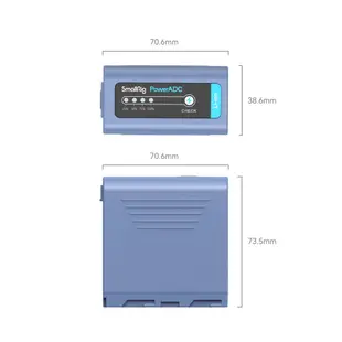 SmallRig 4267 NP-F970 USB-C 充電相機電池 公司貨