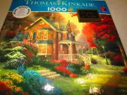 Thomas Kinkade “Victorian Autumn” 1000 Piece Puzzle (2018, Ceaco)