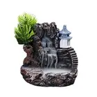 Incense Burner Backflow Smoke Censer Holder Decoration for Home 1 PCS A W3G7
