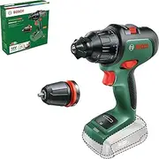 [Bosch] Home & Garden 18V Cordless Brushless Impact Hammer Drill Driver Without Battery, Attachment Interface, 13mm Chuck (AdvancedImpact 18). Made in Europe