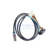 Mini SAS SFF-8088 26P to 4 x SAS SFF-8482 server Adapter cable w/ power 1m or 2m
