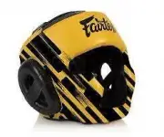 New FAIRTEX Diagonal Vision Sparring Headguard Lace Up Head Gear HG16
