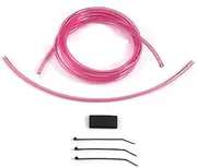 Universal 4mm ID Carburetor Vent Hose Lines Overflow 10'ft Kit Keihin Mikuni Carb Mx ATV Max-Motorsports (Replica Pink), Various (UNI10)