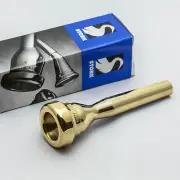 Geniune Stork Vacchiano 4D 24K Gold Trumpet Mouthpiece NEW