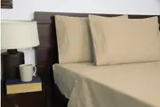 Apartmento Micro Flannel Sheet Set (Taupe)