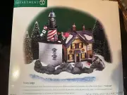 Department 56 New England Series TRINITY LEDGE Lighthouse 56611, NEW NIB NRFB