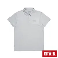 在飛比找momo購物網優惠-【EDWIN】男裝 涼感系列 短袖POLO衫(銀灰色)