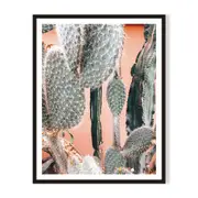 Arid Framed Printed Wall Art - Black