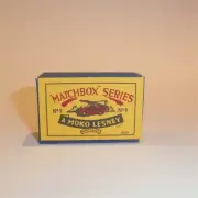 Matchbox Lesney 9 a Dennis Fire Escape B Style Repro Box