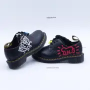 Size 5 US / UK 3 Women's Dr. Martens Keith Haring 1461 Leather Oxford Shoes