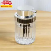 Foaming Soap Dispenser, Foam Hand Soap Dispenser with Silver Pump, Refillable Ha