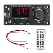 2x50W 100W Amplifier Bluetooth 5.0 MP3 Decoder Board DIY Car MP3 Player USB6318