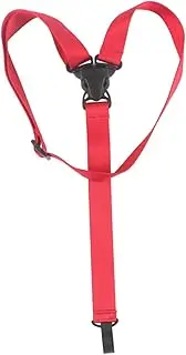 TEMPNAP Adjustable Ukulele Strap Comfortable Polyester Neck Strap for Instruments Red