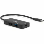 Rocstor Premium Type-C to HDMI/USB-A/Type-C Female (PD And Data) Multiport Adapt