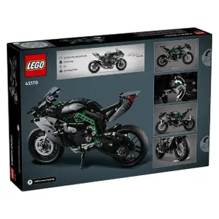 【LEGO 樂高】42170 TECHNIC科技系列 Kawasaki Ninja H2R Motorcycle(川崎 摩托車 禮品)