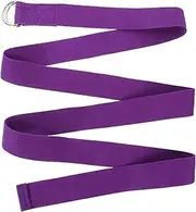 Generic 5Pcs Non Elastic Yoga Strap Multi Function Workout Band for Pilates Strength Training Flexibility Durable Household Exercise Supply