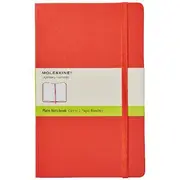 Moleskine Classic Hardcover Plain Large 240pg Notebook Red