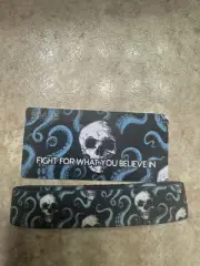 ZOX **FIGHT FOR WHAT YOU BELIEVE IN** SILVER Single Med Wristband w/Card #50628