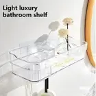 Storage Shelf Wall-mounted Storage Items Shampoo Spice Bathroom Shelf Plastic