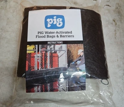 PIG Water Activated Flood Bags; PM818; 2 ft Long; 5 pack; NIB