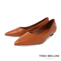 在飛比找momo購物網優惠-【TINO BELLINI 貝里尼】巴西進口菱格紋尖頭低跟鞋